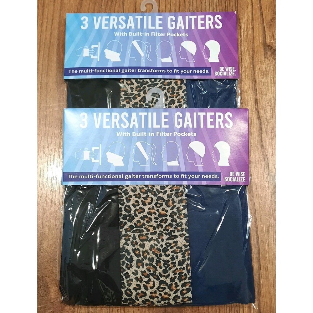 6 - Versatile Gaiters Face Neck Scarf Headband Beanie Outdoor Work Sports Travel